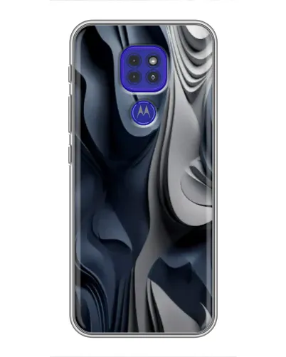 Чохол для Motorola MOTO G9 Play з картинкою «Об'ємні сині складки» Чохол для Motorola MOTO G9 Play з картинкою «Об'ємні сині складки»