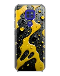 Чохол для Motorola MOTO G9 Play з картинкою «Рідке жовте золото»