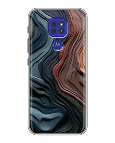 Чохол для Motorola MOTO G9 Play з картинкою «Кольорові хвилі каньйону» Чохол для Motorola MOTO G9 Play з картинкою «Кольорові хвилі каньйону»