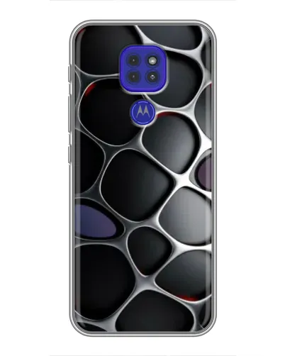 Чохол для Motorola MOTO G9 Play з картинкою «Об'ємна темна решітка» Чохол для Motorola MOTO G9 Play з картинкою «Об'ємна темна решітка»
