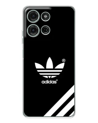 Чехол для Motorola Moto G96 5G с картинкой «Adidas с диагональными полосами»