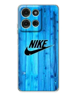 Чехол для Motorola Moto G96 5G с картинкой «Голубое дерево Nike»
