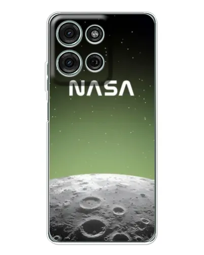 Чехол для Motorola Moto G96 5G с картинкой «NASA — лунный градиент»