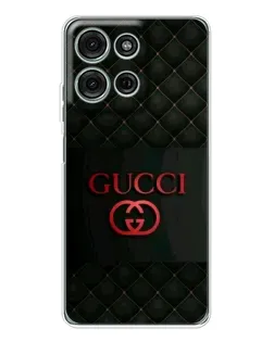 Чехол для Motorola Moto G96 5G с картинкой «Gucci — стеганый черный»