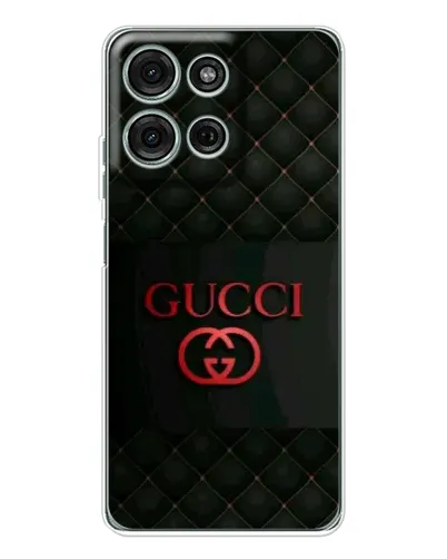 Чехол для Motorola Moto G96 5G с картинкой «Gucci — стеганый черный»