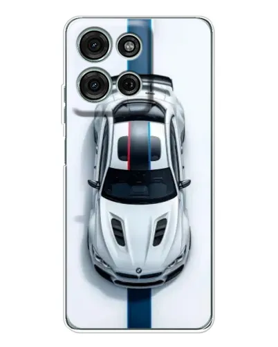 Чехол для Motorola Moto G96 5G с картинкой «Вид сверху — BMW M»