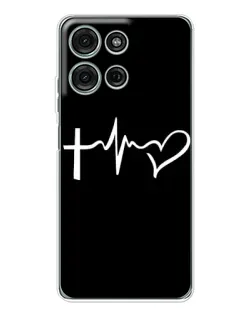 Чехол для Motorola Moto G96 5G с картинкой «Пульс веры»