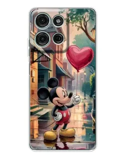 Чехол для Motorola Moto G96 5G с картинкой «Микки и шарик-сердце» Чехол для Motorola Moto G96 5G с картинкой «Микки и шарик-сердце»