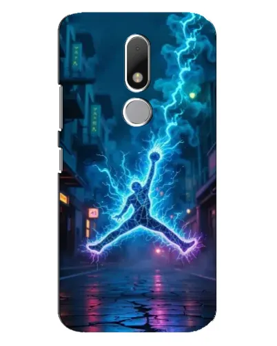 Чехол для Motorola Moto M с картинкой «Jordan Gold Jumpman»