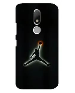Чехол для Motorola Moto M с картинкой «Jordan Gradient Logo»