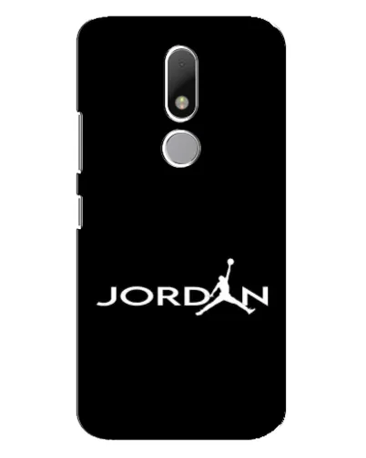 Чехол для Motorola Moto M с картинкой «Jordan White Logo»