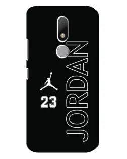 Чехол для Motorola Moto M с картинкой «Jordan Vertical»