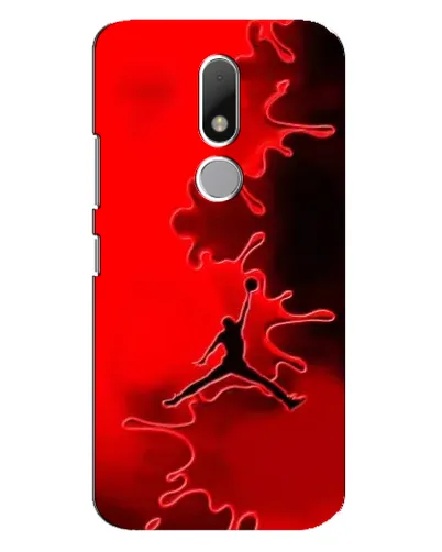 Чехол для Motorola Moto M с картинкой «Jordan Red Smoke»