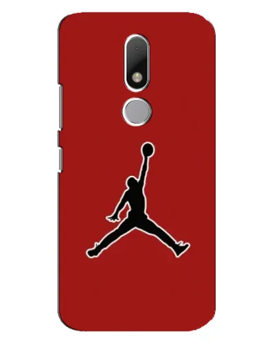 Чехол для Motorola Moto M с картинкой «Jordan Red Back»