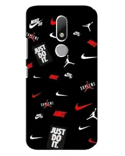 Чехол для Motorola Moto M с картинкой «Nike Mix Pattern»