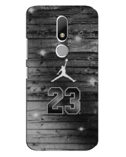 Чехол для Motorola Moto M с картинкой «Jordan Carbon 23»