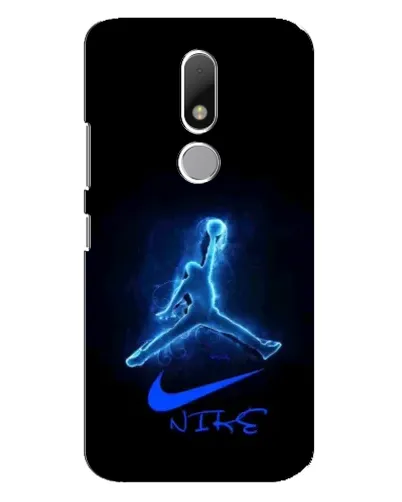 Чехол для Motorola Moto M с картинкой «Jordan Neon Blue»