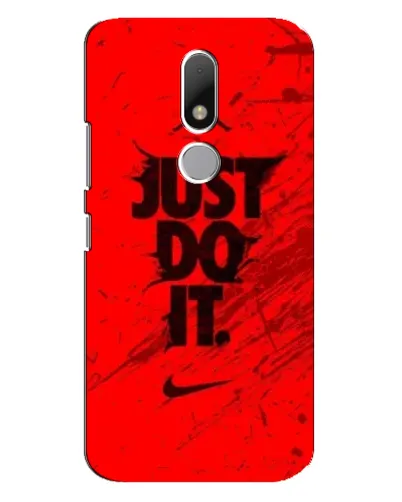 Чехол для Motorola Moto M с картинкой «Nike Just Do It»