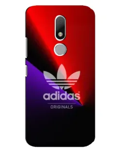 Чехол для Motorola Moto M с картинкой «Adidas Red Neon»