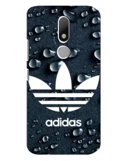 Чехол для Motorola Moto M с картинкой «Adidas Trefoil Blue»