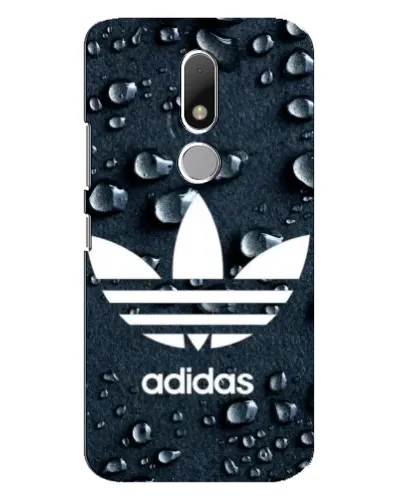 Чехол для Motorola Moto M с картинкой «Adidas Trefoil Blue»