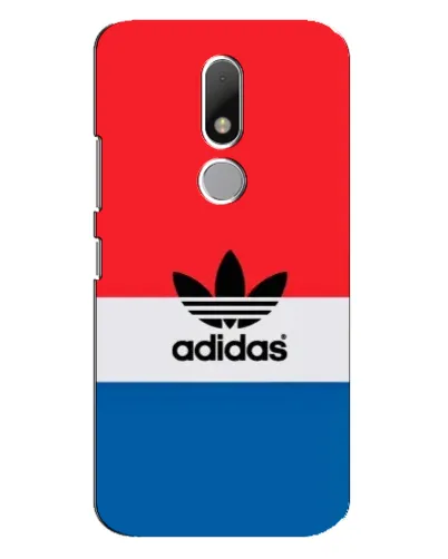 Чехол для Motorola Moto M с картинкой «Ретро блоки Adidas»