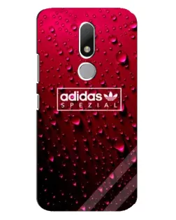 Чехол для Motorola Moto M с картинкой «Adidas Gold Marble»