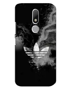 Чехол для Motorola Moto M с картинкой «Абстрактный дым Adidas»