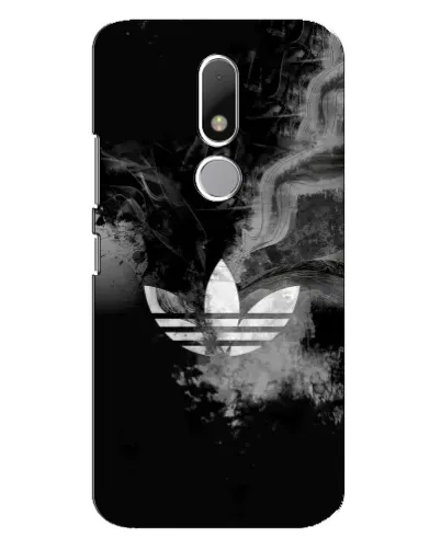 Чехол для Motorola Moto M с картинкой «Абстрактный дым Adidas»