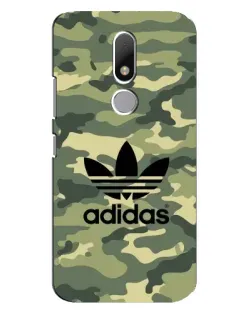 Чехол для Motorola Moto M с картинкой «Милитари стиль Adidas»