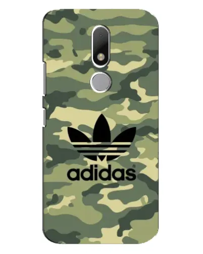Чехол для Motorola Moto M с картинкой «Милитари стиль Adidas»