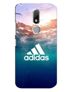 Чехол для Motorola Moto M с картинкой «Океанская глубина адидас»