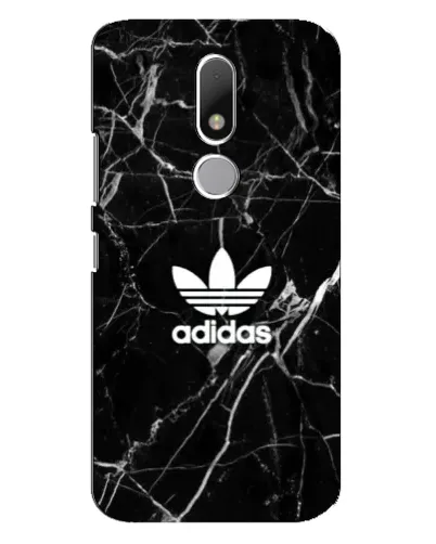 Чехол для Motorola Moto M с картинкой «Белый мрамор Adidas»