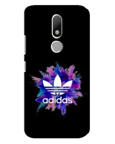 Чехол для Motorola Moto M с картинкой «Взрыв красок Adidas»