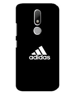 Чехол для Motorola Moto M с картинкой «Черная классика Adidas»