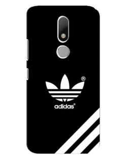 Чехол для Motorola Moto M с картинкой «Adidas с диагональными полосами»