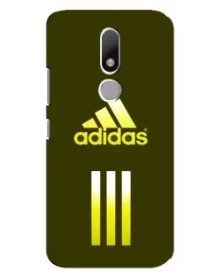 Чехол для Motorola Moto M с картинкой «Оливковый градиент Adidas»