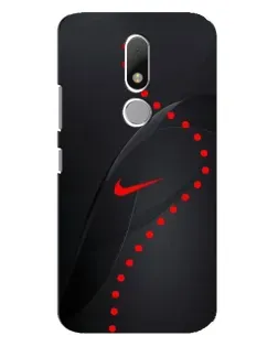 Чехол для Motorola Moto M с картинкой «Абстрактный дизайн Nike»