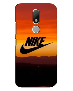 Чехол для Motorola Moto M с картинкой «Nike — вечерний горизонт»
