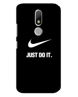 Чехол для Motorola Moto M с картинкой «Классический принт Nike»