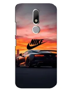Чехол для Motorola Moto M с картинкой «Nike и суперкар»