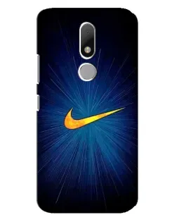 Чохол для Motorola Moto M з картинкою «Синій пульс Nike»