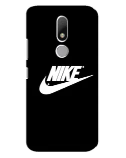 Чохол для Motorola Moto M з картинкою «Мазки фарби Nike»