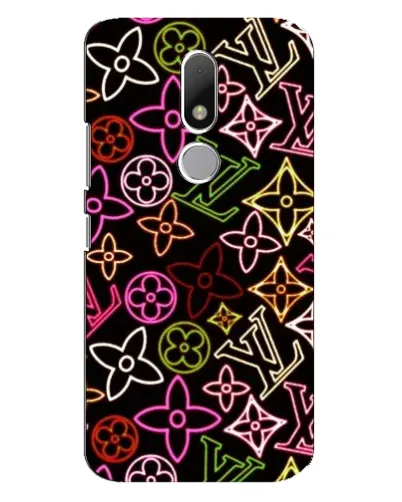 Чехол для Motorola Moto M с картинкой «Неоновый микс Nike»