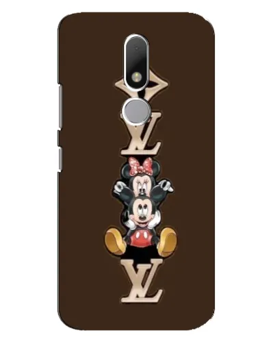 Чехол для Motorola Moto M с картинкой «LV и Микки Маус»