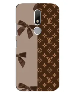 Чехол для Motorola Moto M с картинкой «Louis Vuitton — банты»