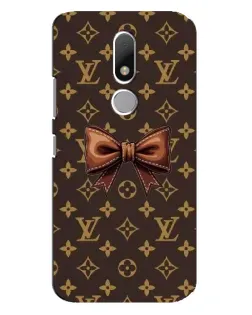 Чехол для Motorola Moto M с картинкой «LV с бантом»