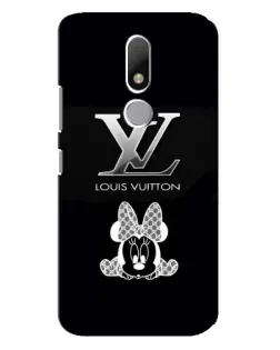 Чехол для Motorola Moto M с картинкой «LV и Минни Маус»