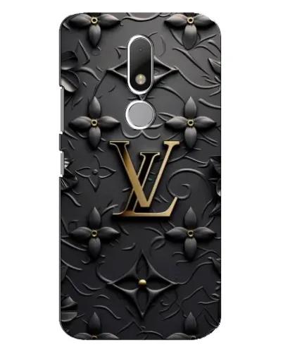 Чехол для Motorola Moto M с картинкой «Кожаная текстура LV»