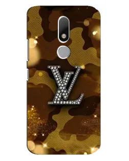 Чехол для Motorola Moto M с картинкой «Камуфляжный Louis Vuitton»